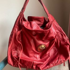 Leather Gucci bag
